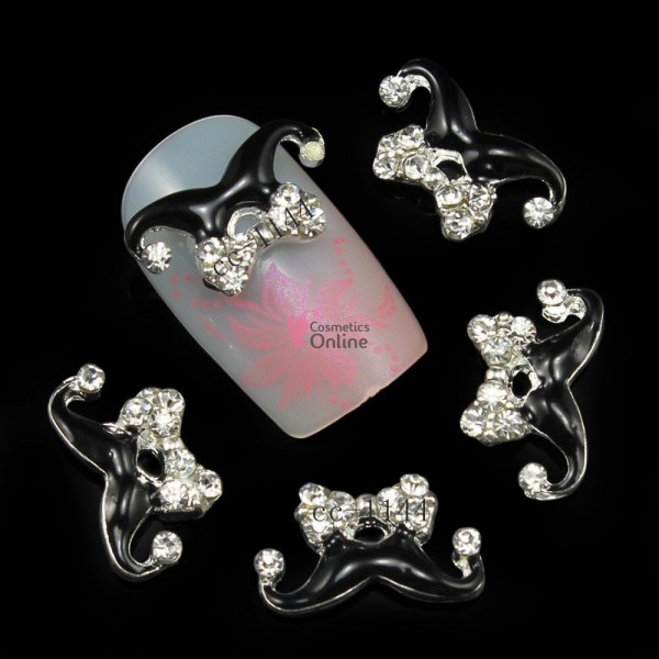 Decoratiuni 3D Metalice 089 Caciula Arlechino cu Stras